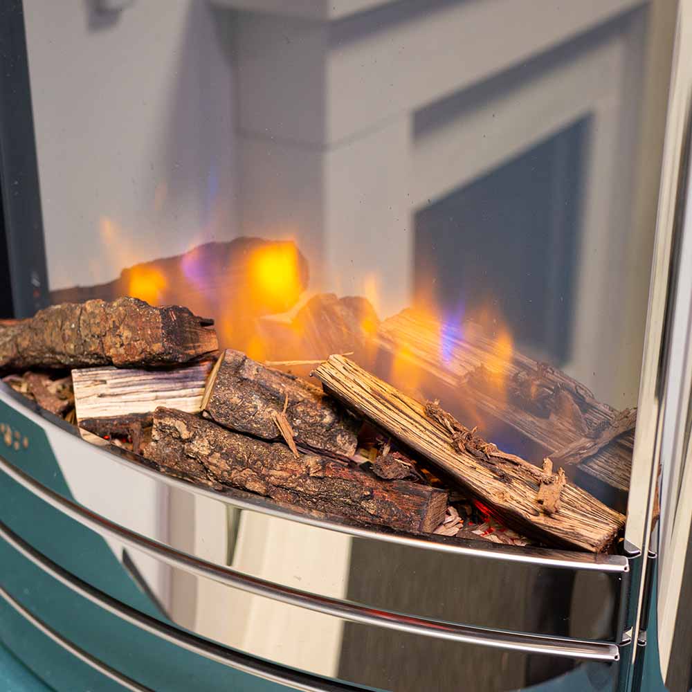 C&J 4D Ecoflame 16" Electric Fire Engine - Image 3