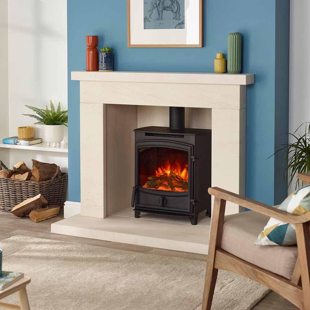 C&J Electric Stove with Curved Door