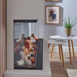 Alternative view of Luminosa 150 Electric Fire Featuring Real Flame Technology